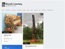 Tablet Screenshot of clarkewoodcarving.com